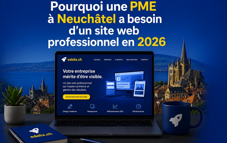 Site web professionnel pour PME à Neuchâtel